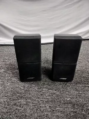 (LOT OF 2) Bose Speaker Acoustimass Double Cube  - BLACK • $41.23