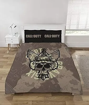 Call Of Duty Double Duvet Cover Bedding Set Gamers Gift - Captain Price • £26.99