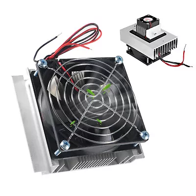 £21.59 • Buy 12V Semiconductor Refrigeration Thermoelectric Peltier Cold Plate Cooler W/ Fan