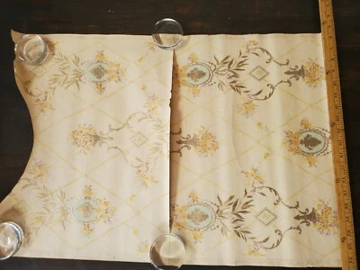 £29.45 • Buy Vtg 1950s Partial Wallpaper Roll US Dept. Commerce Spec CS16-29 Vases On Lattice