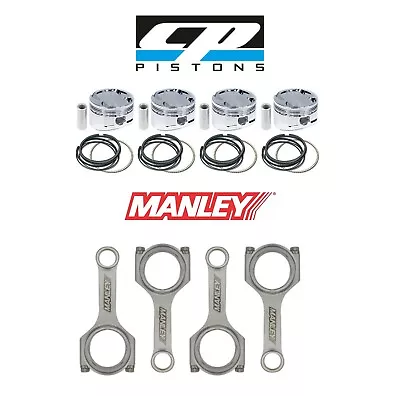 CP Pistons Manley Rods Fits Acura Honda K20A/A2 86.5mm FT 9.5:1 SC70456/ 14014-4 • $1191.81