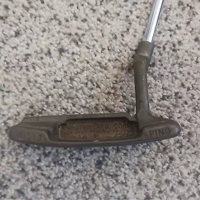 Vintage Ping Karsten Anser 3 Putter Steel Shaft Right Hand Ping Grip 36  • $39.95