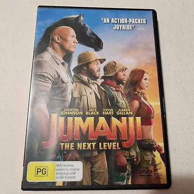 Jumanji: The Next Level (DVD 2019) Region 4 Dwayne Johnson Free Postage • $7.95