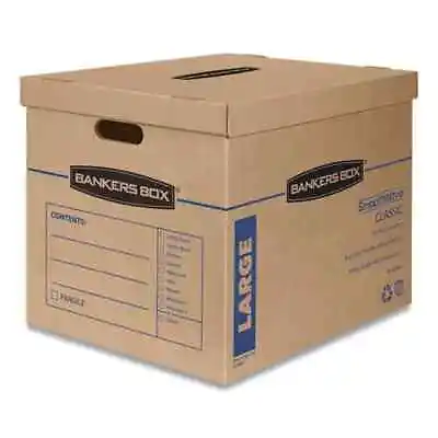 Box Smooth Move Classic Moving And Storage Boxes-LargeBrown Kraft/Blue5/Carton • $31.99