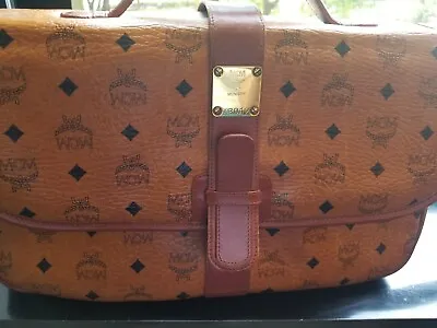 Vintage MCM  Cognac Briefcase ( 40 Cmor 16 In Long) • $450