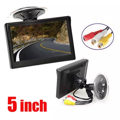 Car 5 INCH TFT LCD HD Screen Monitor For Car Rear Reverse Rearview Backup Camera • $36.99