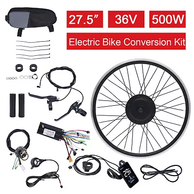 27.5  Electric Bicycle Motor EBike Front Wheel Hub Motor Conversion Kit 500W 36V • $220.40