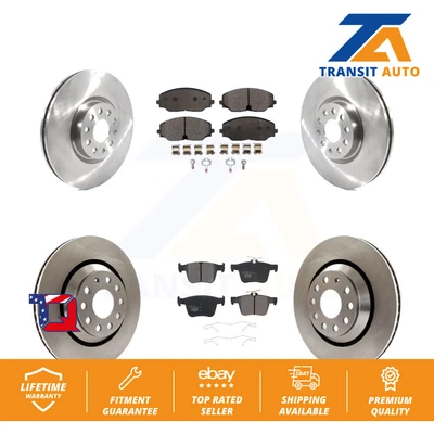 $294.77 • Buy Front Rear Disc Brake Rotor And Ceramic Pad Kit For Volkswagen Atlas Cross Sport