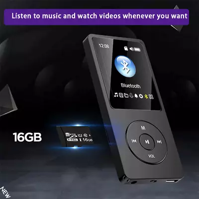 Support 128GB Bluetooth MP4/MP3 Lossless Music Player FM Radio Recorder Sport Hf • $13.49