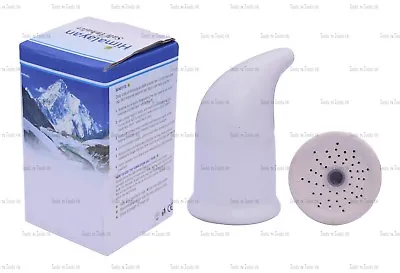 Pure Himalayan Salt Pipe Inhaler With Salt Boost Respiratory Strength & Lungs CE • £12.99