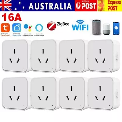 Lots Zigbee Smart Socket AU Plug Adapter Tuya Wireless Control Alexa Google Home • $137.99