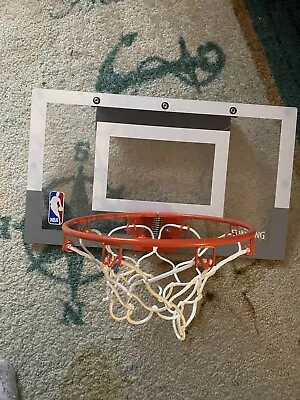Spalding NBA Slam Jam Over The Door Mini Basketball Hoop • $11