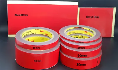 3M VHB Tape 4611 Waterproofconstructionsmetal Work Heavy Duty 1.1mm Thick • £3.29