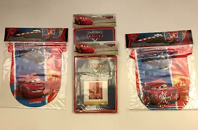 Disney Cars  2 Flag Banners & 2 Wall Posters - Disney Party Pack • £3.99