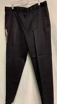 Men’s Haggar Premium No Iron Chino Black Pant 38 X 30 Expandable Waist • $14.99