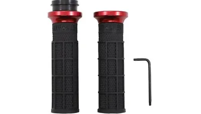 ODI Hart-Luck Signature Lock-On Grips 1  Black/Red #V31HTW-BB-R Harley Davidson • $57.98