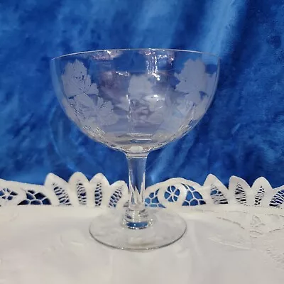 Vintage Fry Rose Crystal DE27 Cocktail Shrimp Glasses • $15.88