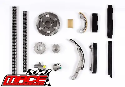 Double Row Timing Chain Kit For Nissan Navara D22 D40 Yd25ddt Yd25ddti 2.5l I4 • $1550