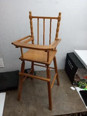 Vintage Doll High Chair Wood • $26