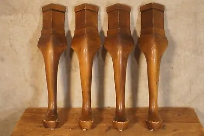 Vintage Mid Century Modern Chair Coffee Table Legs Set Of 4  • $45