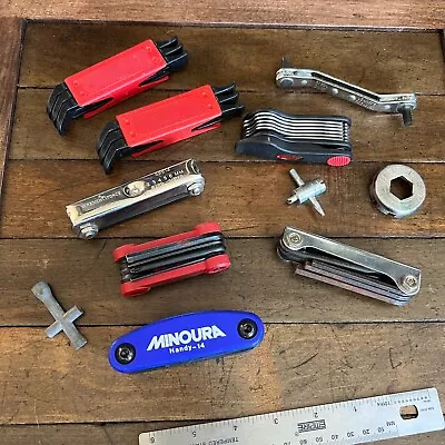 Vintage Bike Multi-Tool Lot Minoura Handy 14 ROW-0810 Bicycle Tools Spoke • $47.99