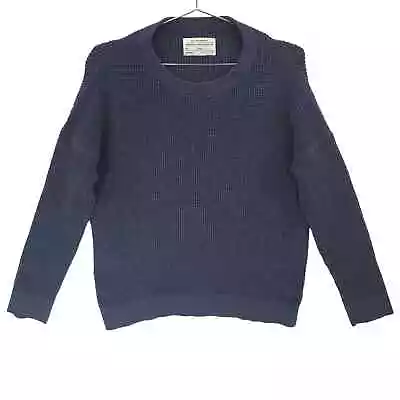 REI Thermal Shirt Mens L Navy Outdoor Hiking Long Sleeve Waffle Knit Pullover • $19.99
