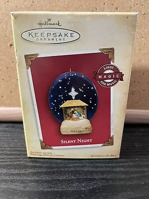 2004 Hallmark Keepsake Silent Night Light & Music Magic Christmas Ornament - NIB • $9.99