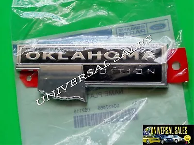 Genuine Oklahoma Edition Ford F150 F250 F350 F450 Emblem Badge New Fl3z8442528b  • $23.75