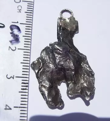 4.47 Grams NEW CAMPO DEL CIELO METEORITE Polished Charm Pendant For A Necklace • £7.71