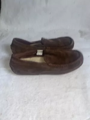 UGG Australia 1003419  Men Moccasins Suede Slippers Slip On Shoes Chocolate 12 • $29.99