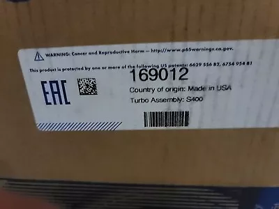 BorgWarner Turbocharger 169012 S400 T6 A/R 1.10 63.5mm Brand New Sealed Box! • $799