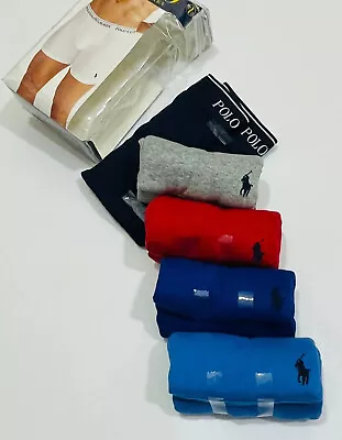Ralph Lauren Men’s Classic Fit Knit Boxers Five Pack (Multi) RRP £89.99 • £44.99