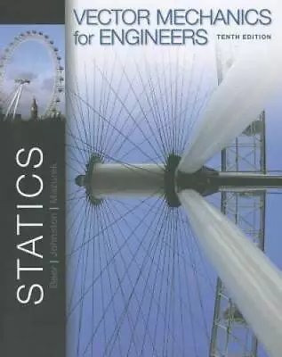 Vector Mechanics For Engineers: Statics - Hardcover By Beer Ferdinand - GOOD • $17.96