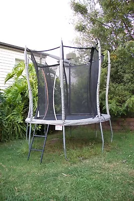 Vuly Ultra Trampoline 8ft/2.4m. VGC With Safety Net Ladder Cover And Mister. • $150