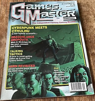 Games Master The Independent Fantasy Gaming Monthly Issue 14 Sept 1991 • £12.95