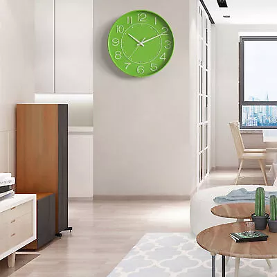 Clock Tick-free For Kitchen Office 12 Inch Non-ticking Quartz Movementclassic • $29.94
