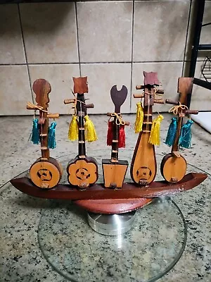 Vintage Miniature Wooden Instrument Set • $60