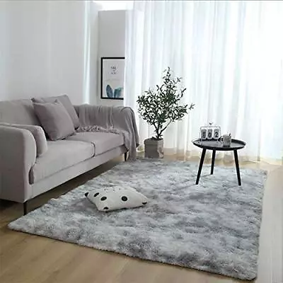 Area Rugs Fluffy Rugs Shaggy Area Rug Plush Carpet Home Decor Rug Large • £56.99