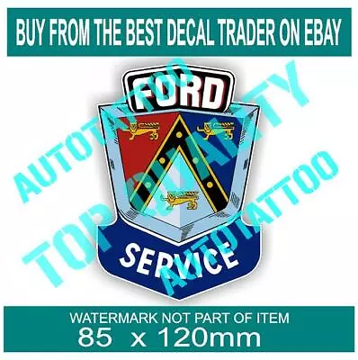 Vintage Ford Service Decal Sticker Retro Ford Americana Hot Rod Rat Rod Stickers • $5.50