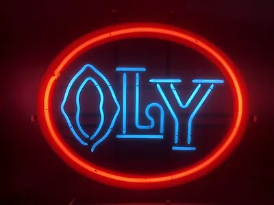 $275 • Buy Vintage Olympia Beer  OLY  Original Neon  Sign 24.5” X 21” Pre Owned