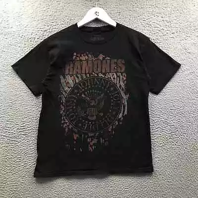 Ramones Tommy Johnny Joey Deedee T-Shirt Mens Small S Short Sleeve Graphic Black • $9.99