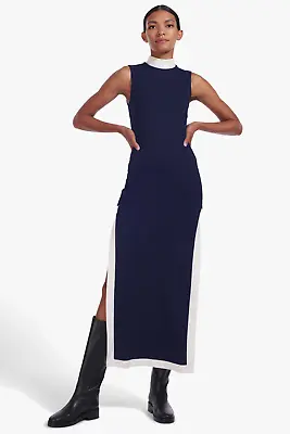 $179 • Buy Nwt Staud Noir Dress In Navy & White