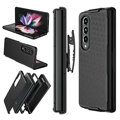 $8.99 • Buy For Samsung Galaxy Z Fold/Flip 3 4 Shockproof Case Cover With Belt Clip Holster