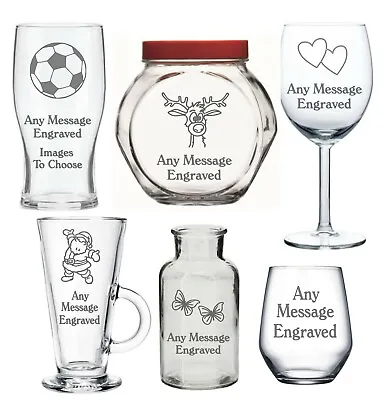 Personalised Glass Christmas Gifts For Uncle Auntie Sister Brother Daddy Mummy  • £12.99