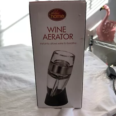 NEW  Red Wine Aerator With Filter Screen Base Stand & Storage Bag • $13.40