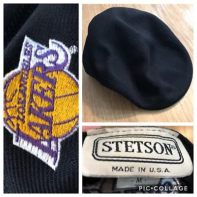 £39.99 • Buy Vintage Stetson LA Lakers RARE Flat Cap Made In USA Size Medium