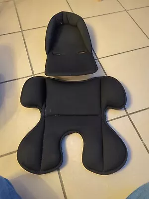 Ickle Bubba Galaxy Car Seat Body Insert Pad & Head Support 2 Pieces - Black • £15