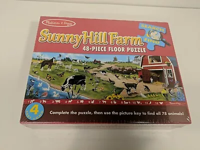 Melissa & Doug SunnyHill Farm 48 Piece Floor Puzzle Vintage Sealed Collectable! • $22