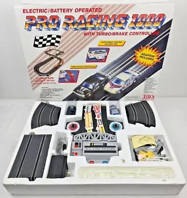 Pro Racing 1000 Slot Car Race Track 1970’s 1980’s Toys To Grow With Complete • $179.99