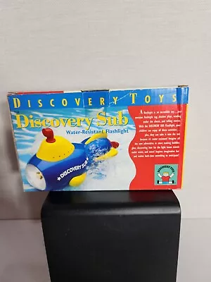 Vtg New Discovery Toys Sub Submarine Water-Resistant Flashlight Bathtub Tub Toy • $38.99